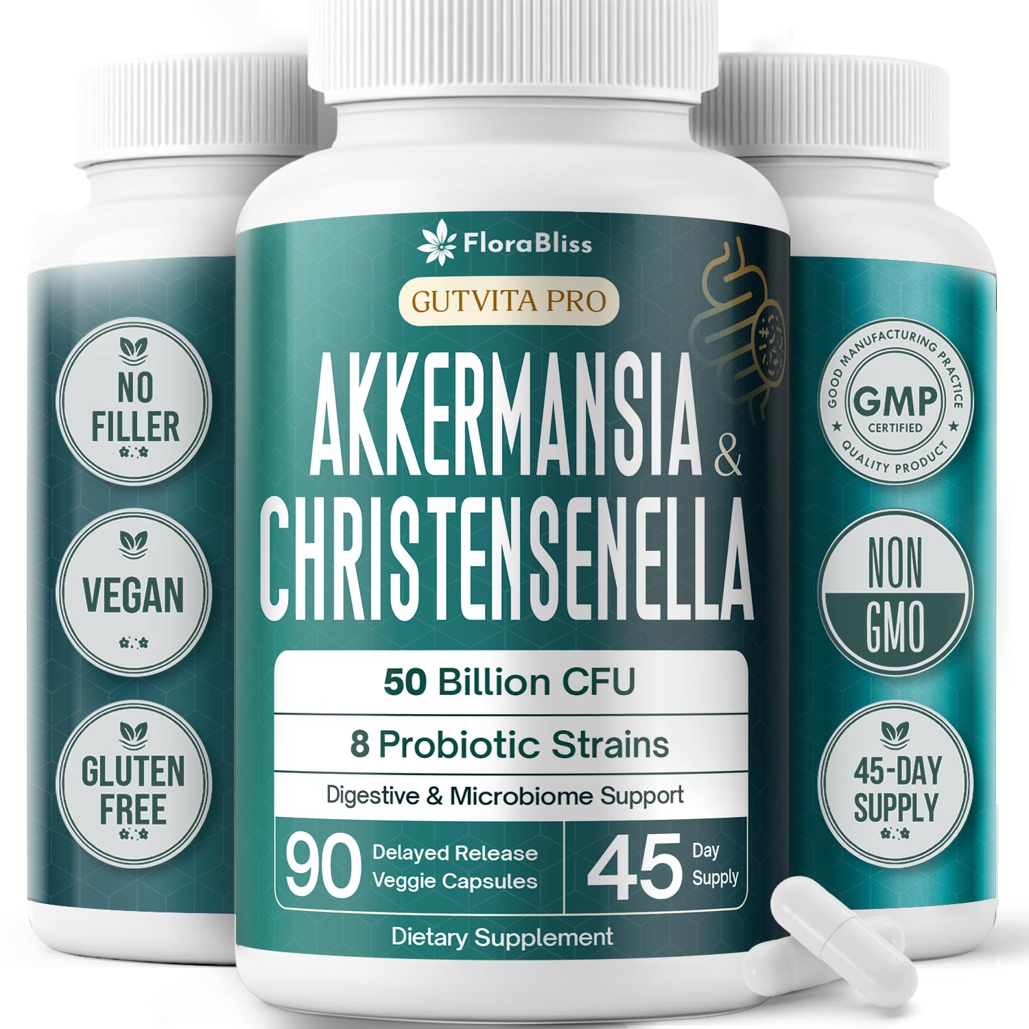 Amazon.com: FloraBliss Christensenella Minuta and Akkermansia